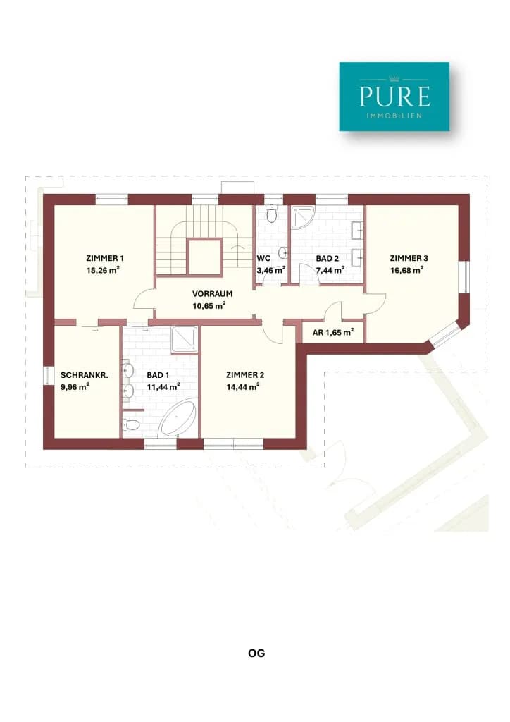 5-Zimmer-Immobilie kaufen in Baden – 206 m², € 990.000 – Bild 25 von 26