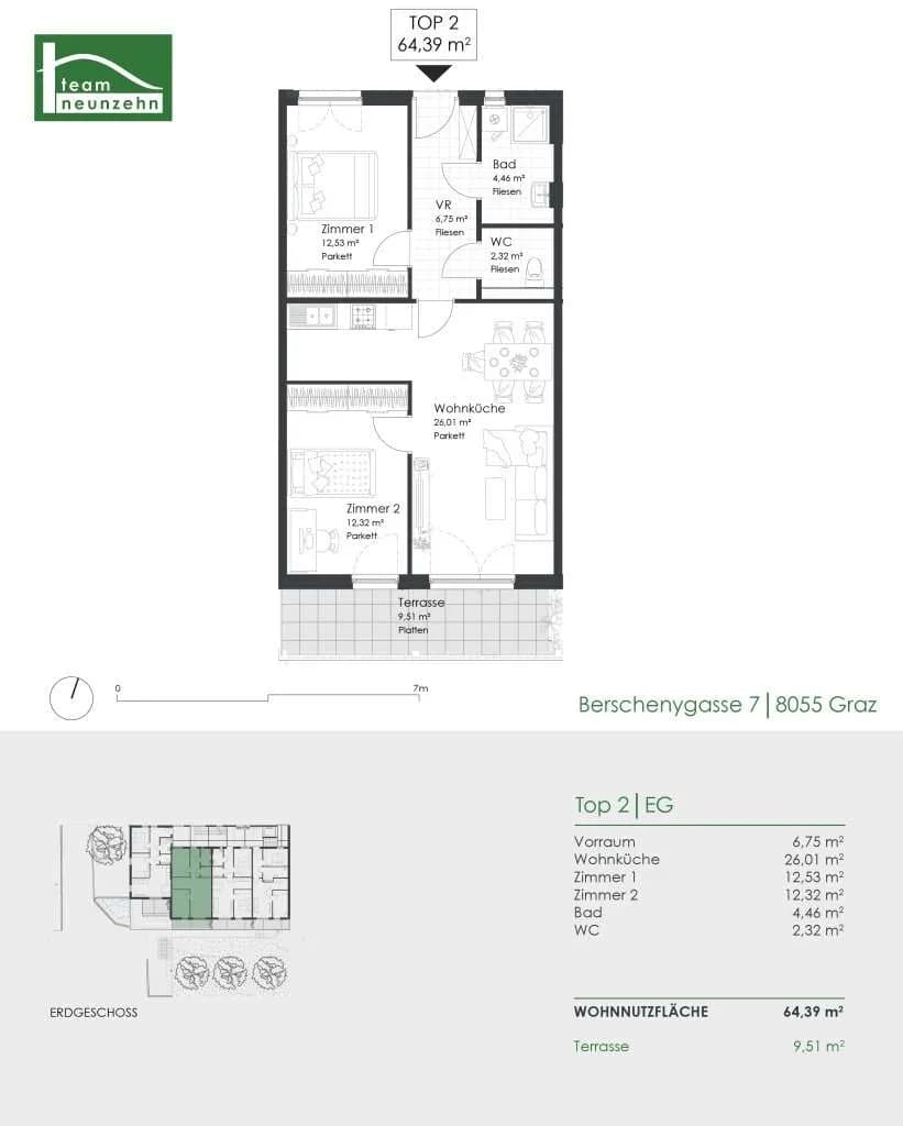 Immobilie kaufen in Graz – 64,39 m², € 267.890 – Bild 8 von 8
