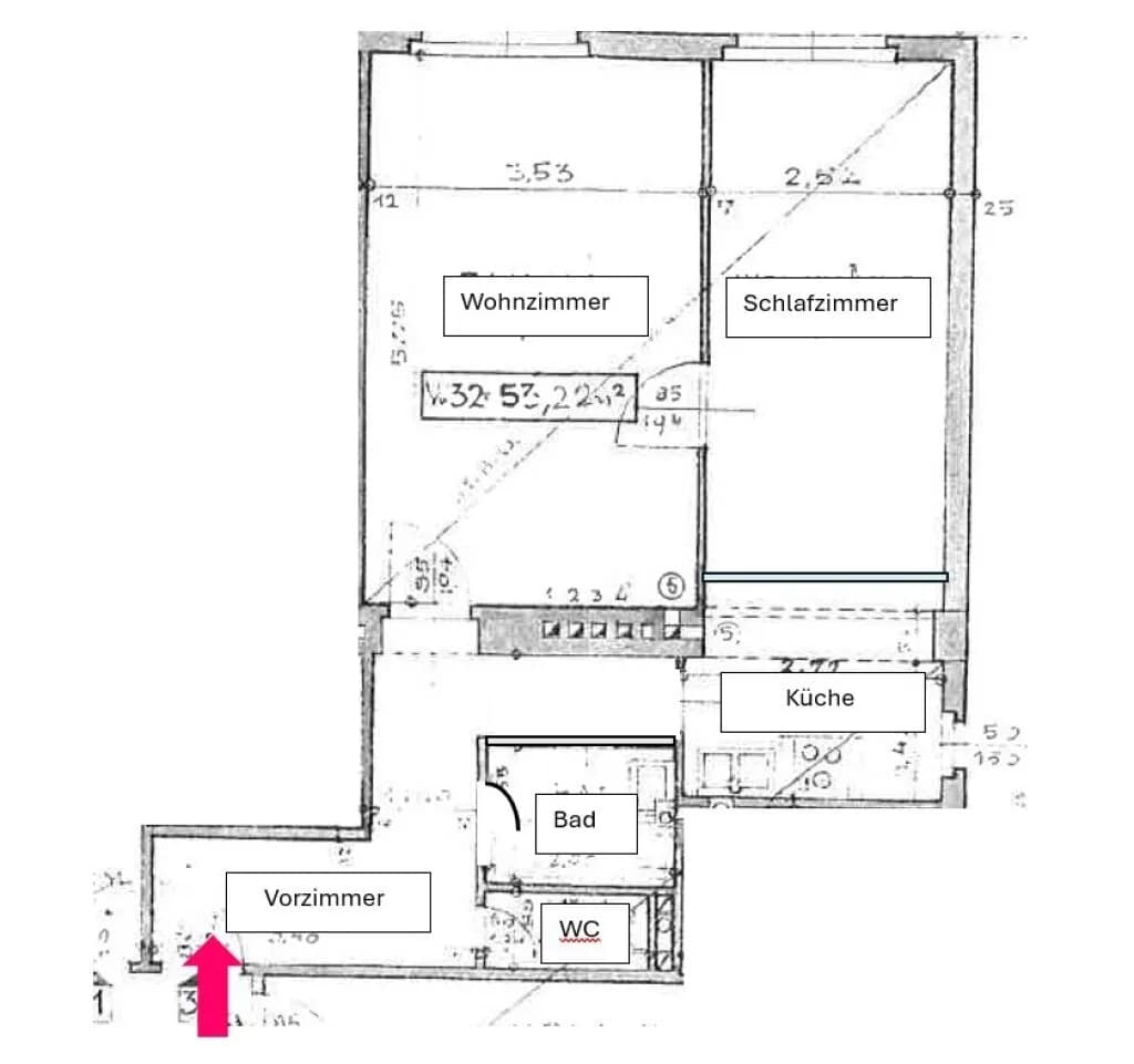 2-Zimmer-Wohnung kaufen in Wien – 53,22 m², € 398.000 – Bild 29 von 29