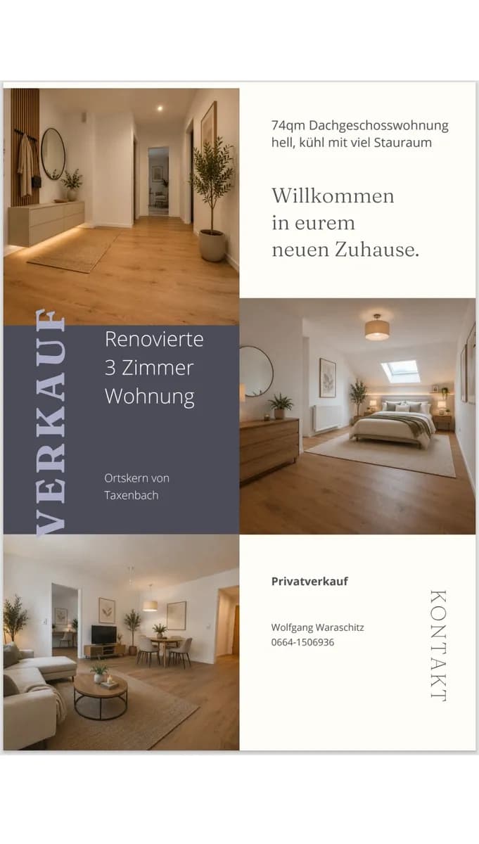 3-Zimmer-Wohnung kaufen in Zell am See – 74 m², € 329.000 – Bild 2 von 8