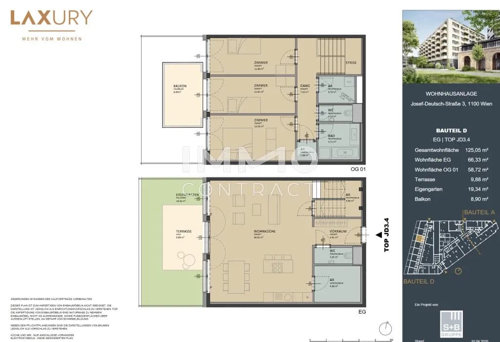 4-Zimmer-Wohnung kaufen in Wien – 125,05 m², € 850.000 – Bild 12 von 12