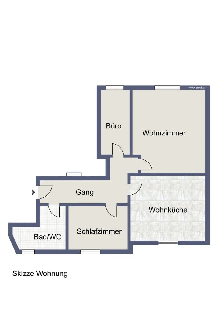 3-Zimmer-Wohnung kaufen in Graz – 75 m², € 195.000 – Bild 12 von 12