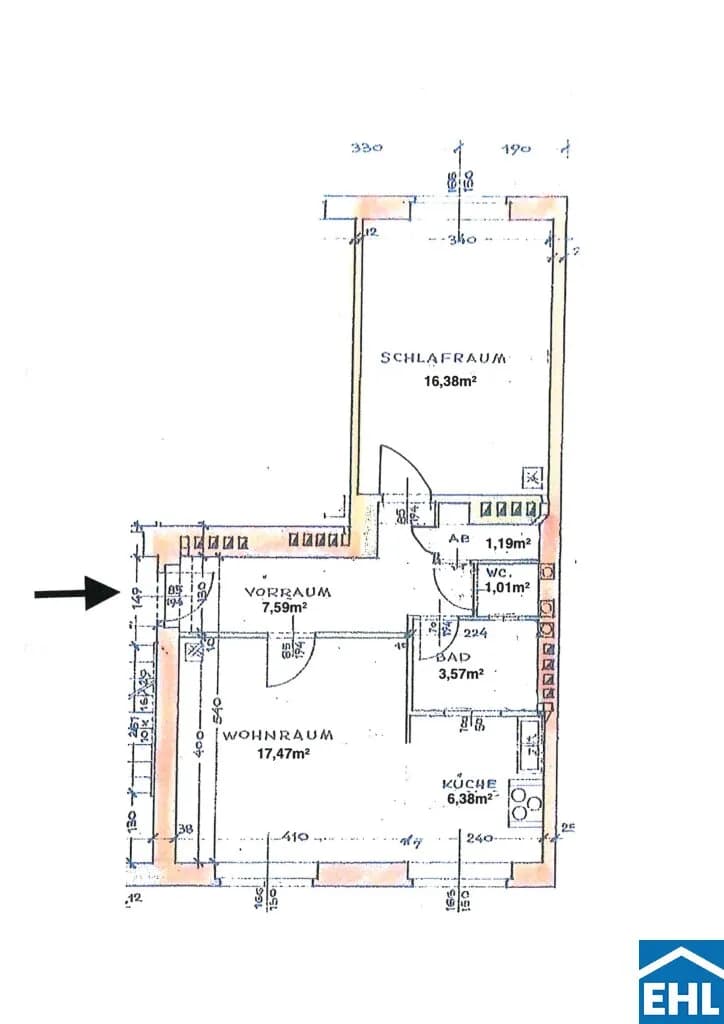 2-Zimmer-Wohnung kaufen in Wien – 53,59 m², € 245.000 – Bild 14 von 14