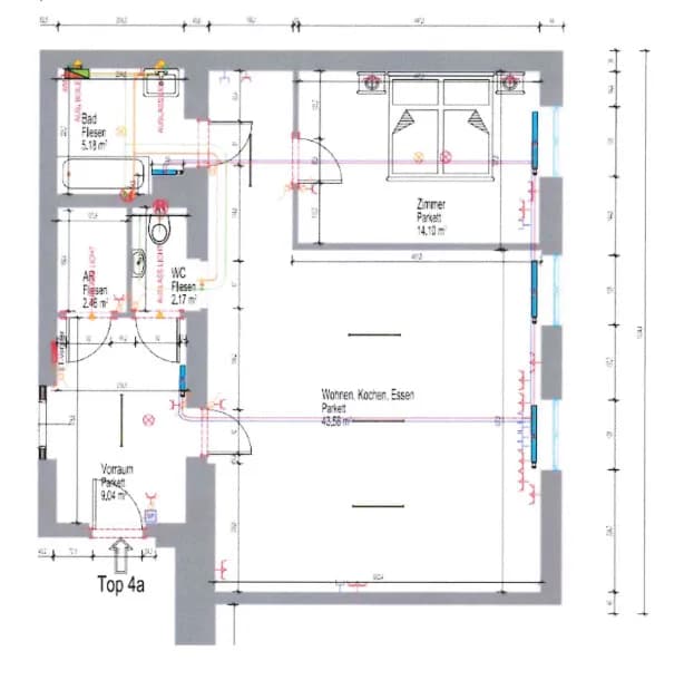 2-Zimmer-Wohnung mieten in Linz – 79,51 m², € 1.099 – Bild 11 von 11