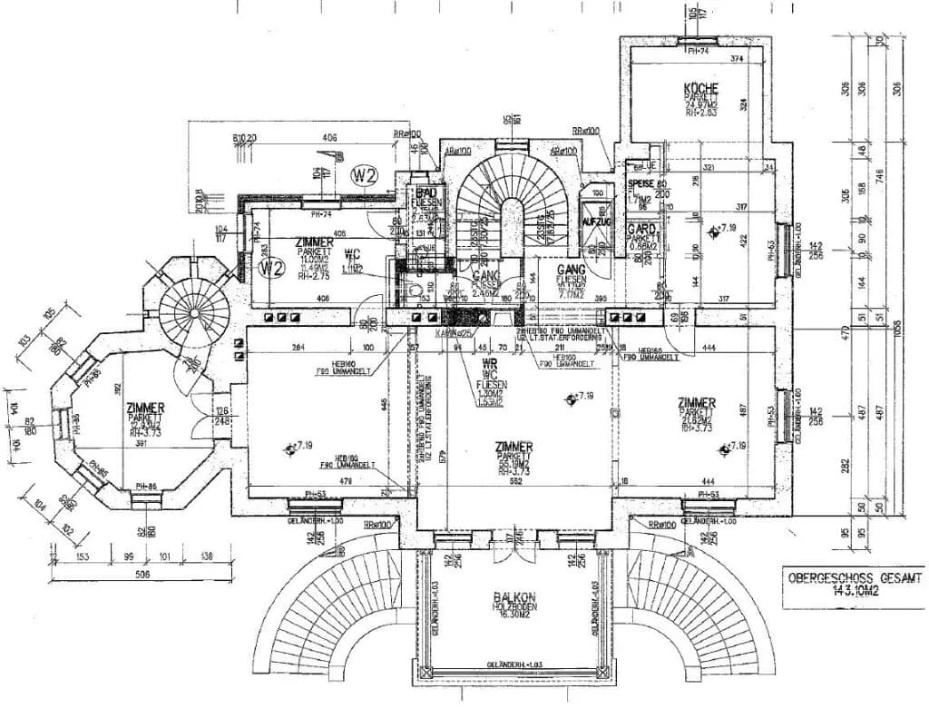 14-Zimmer-Immobilie mieten in Wien – 513,34 m², € 17.900 – Bild 94 von 96