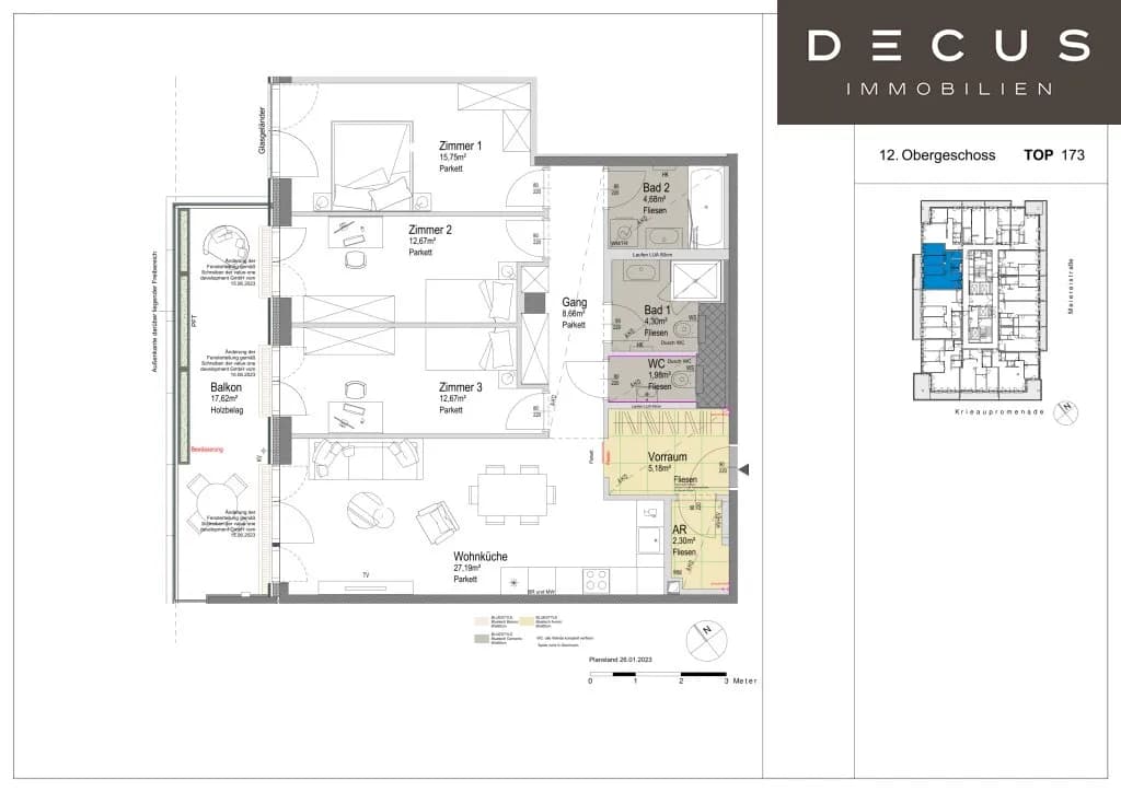 4-Zimmer-Wohnung kaufen in Wien – 95,37 m², € 1.137.000 – Bild 21 von 21