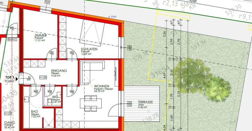 3-Zimmer-Wohnung kaufen in Vöcklabruck – 71,29 m², € 350.000 – Bild 4 von 7