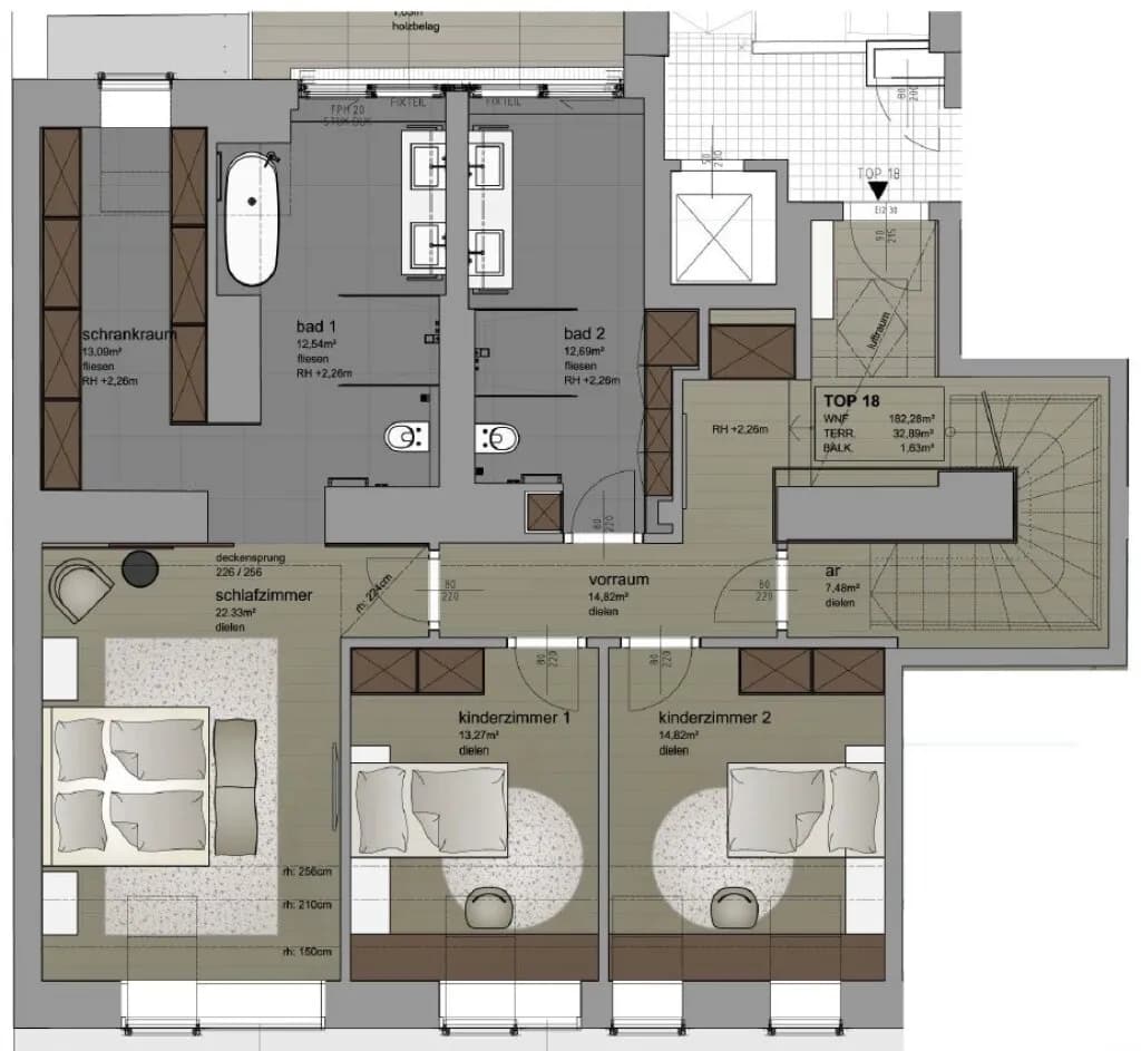 4-Zimmer-Wohnung kaufen in Wien – 182,77 m², € 1.649.900 – Bild 24 von 26