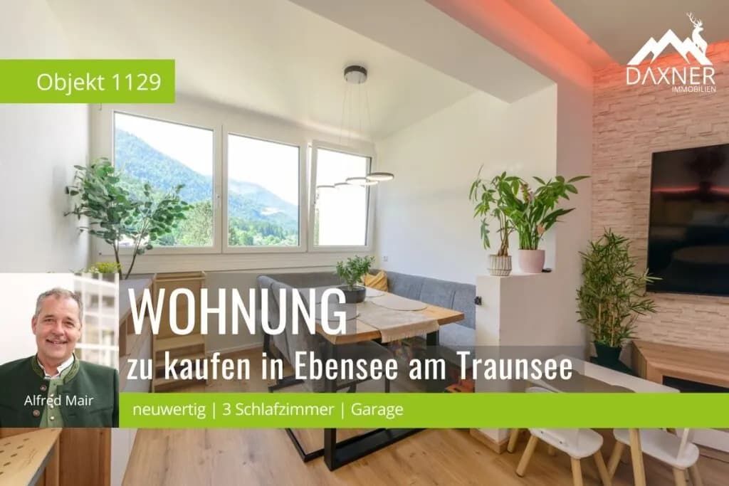 4-Zimmer-Wohnung kaufen in Gmunden – 88 m², € 298.000 – Bild 1 von 12