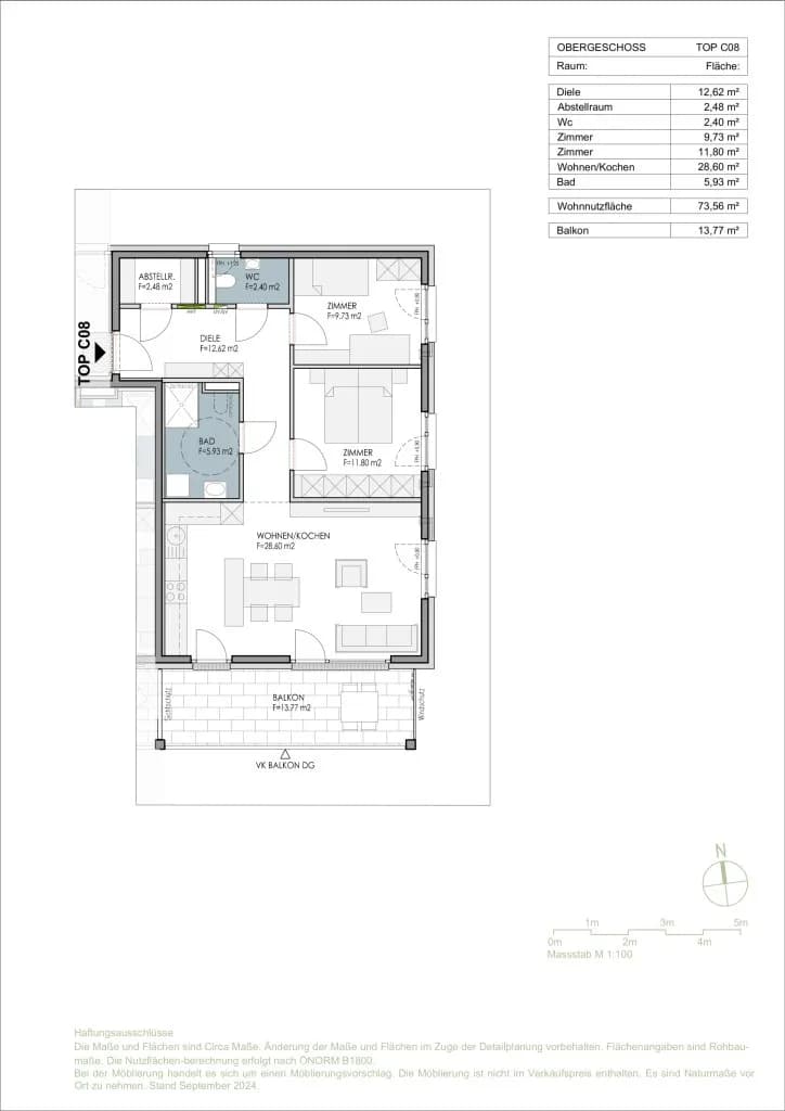 3-Zimmer-Wohnung kaufen in Innsbruck-Land – 70,89 m², € 517.490 – Bild 12 von 18