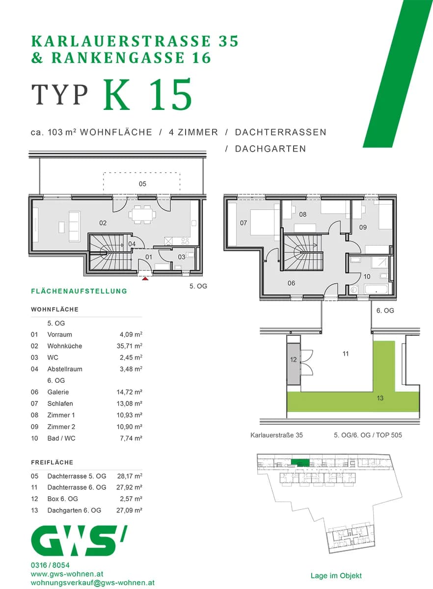 4-Zimmer-Wohnung mieten in Graz – 102,89 m², € 1.965 – Bild 16 von 16