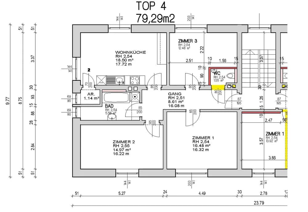 4-Zimmer-Wohnung mieten in Südoststeiermark – 79,29 m², € 812 – Bild 13 von 13