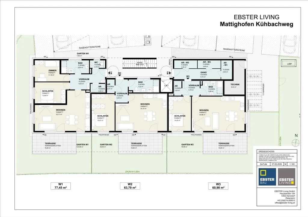 2-Zimmer-Wohnung kaufen in Braunau am Inn – 60,9 m², € 265.000 – Bild 9 von 16
