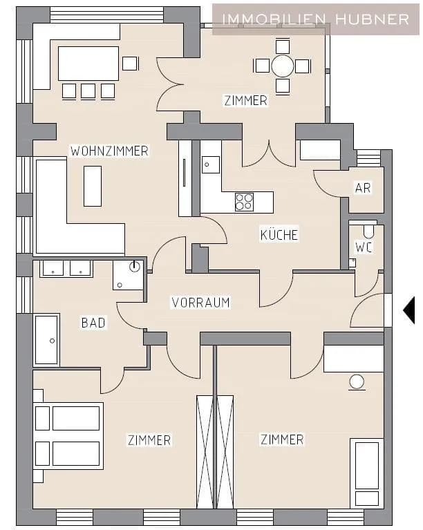4-Zimmer-Wohnung mieten in Mödling – 141,27 m², € 2.499 – Bild 12 von 16