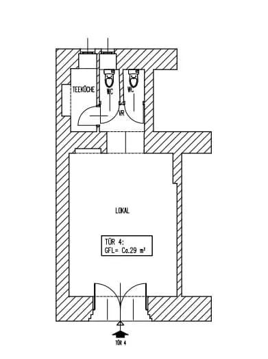Gewerbeimmobilie mieten in Wien – 29 m², € 2.377 – Bild 4 von 4