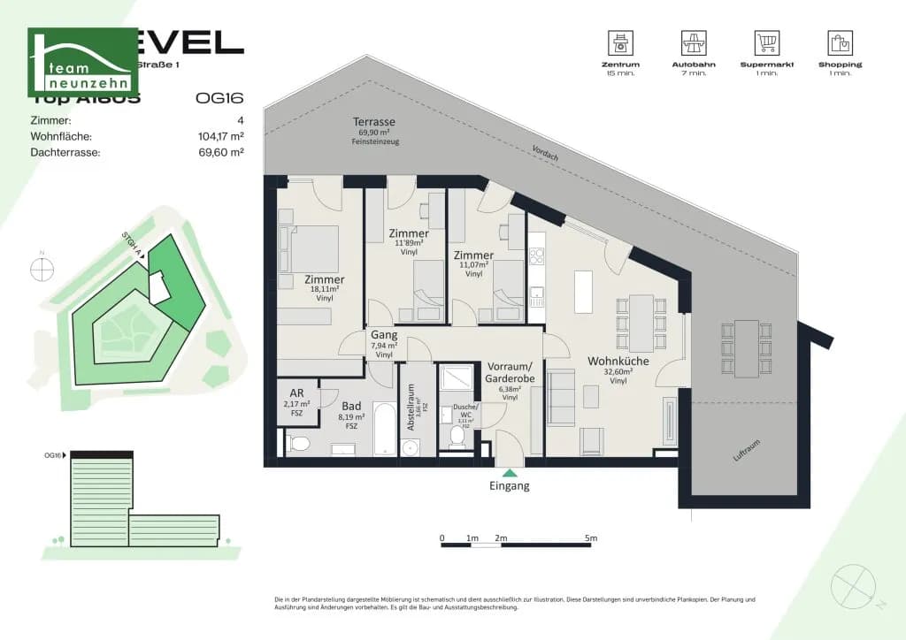 4-Zimmer-Wohnung mieten in Graz – 104,17 m², € 2.799 – Bild 34 von 34