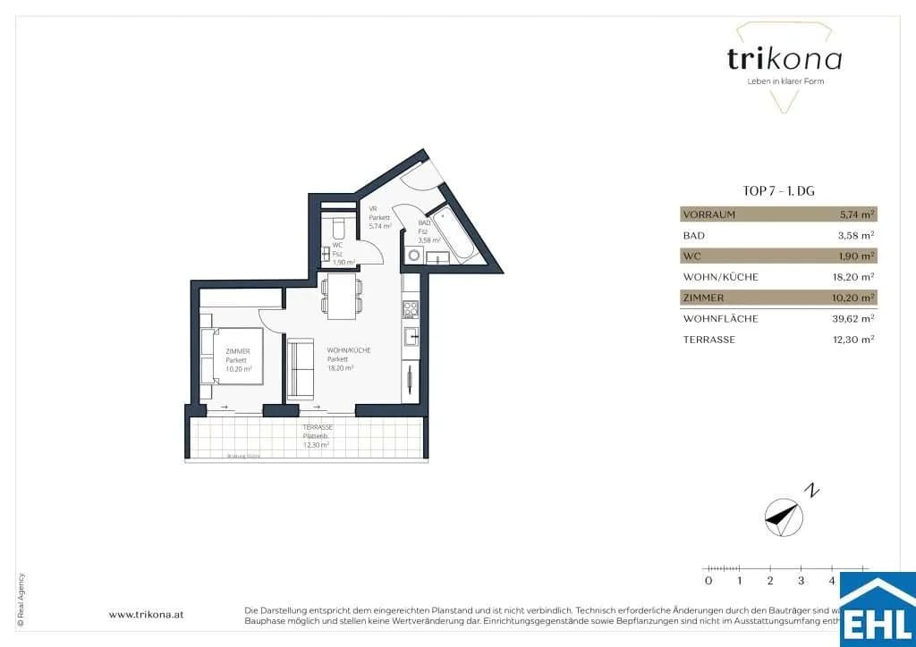 2-Zimmer-Wohnung kaufen in Wien – 39,62 m², € 259.000 – Bild 7 von 7