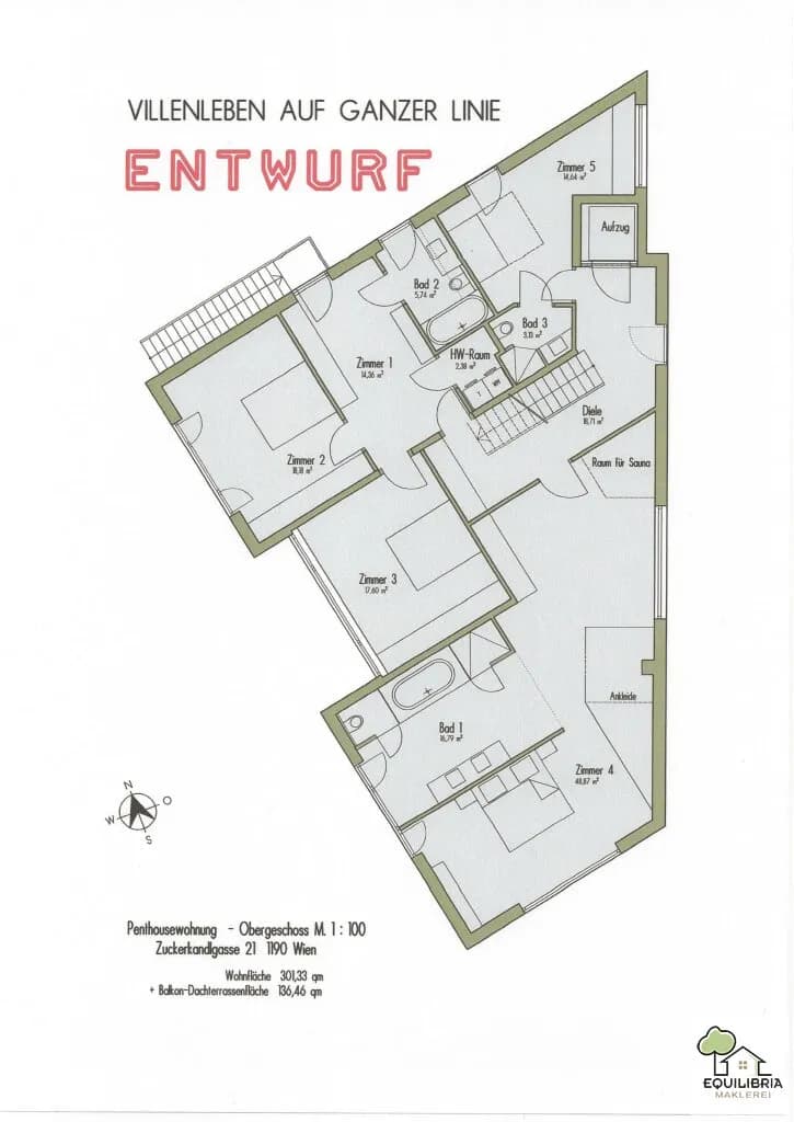 6-Zimmer-Wohnung kaufen in Wien – 276,66 m², € 3.495.000 – Bild 17 von 20