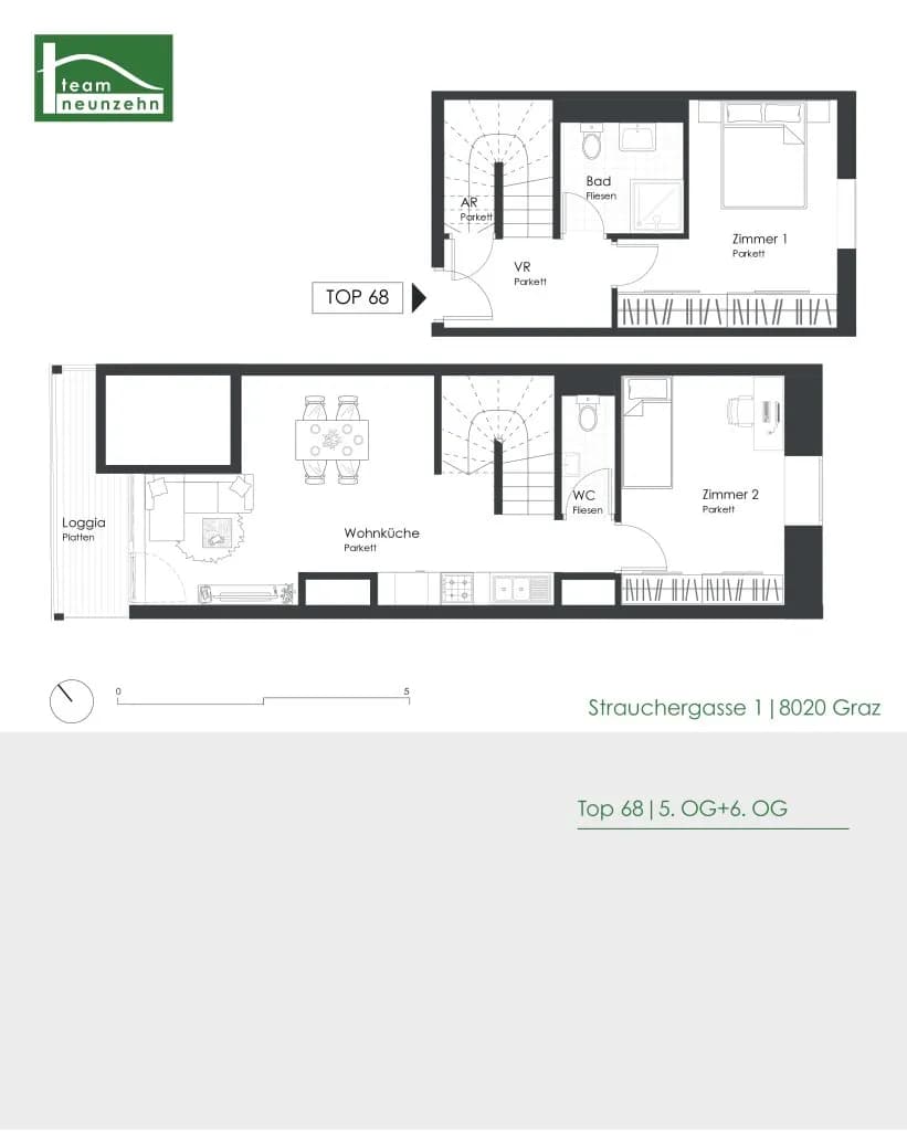 3-Zimmer-Wohnung mieten in Graz – 76,42 m², € 1.249 – Bild 25 von 25