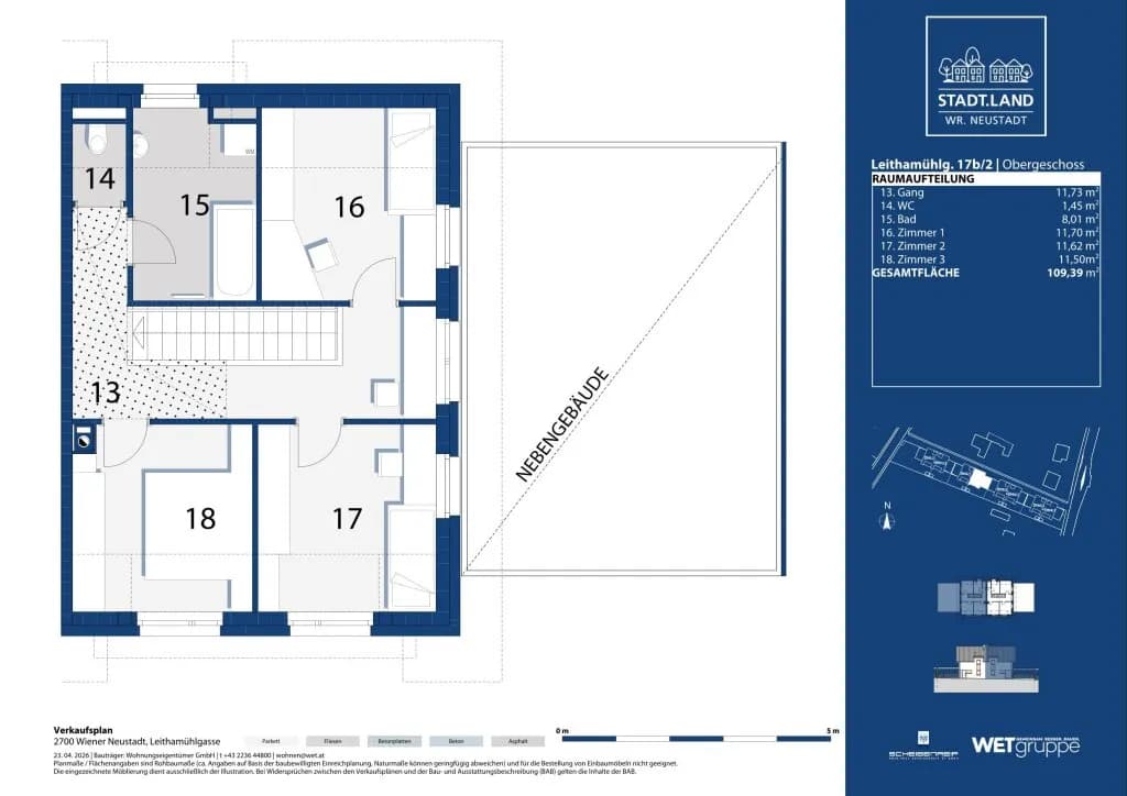 4-Zimmer-Haus kaufen in Wiener Neustadt – 109,39 m², € 556.600 – Bild 6 von 9