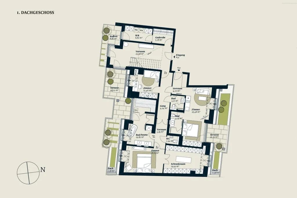 6-Zimmer-Wohnung kaufen in Wien – 279,78 m² – Bild 2 von 23