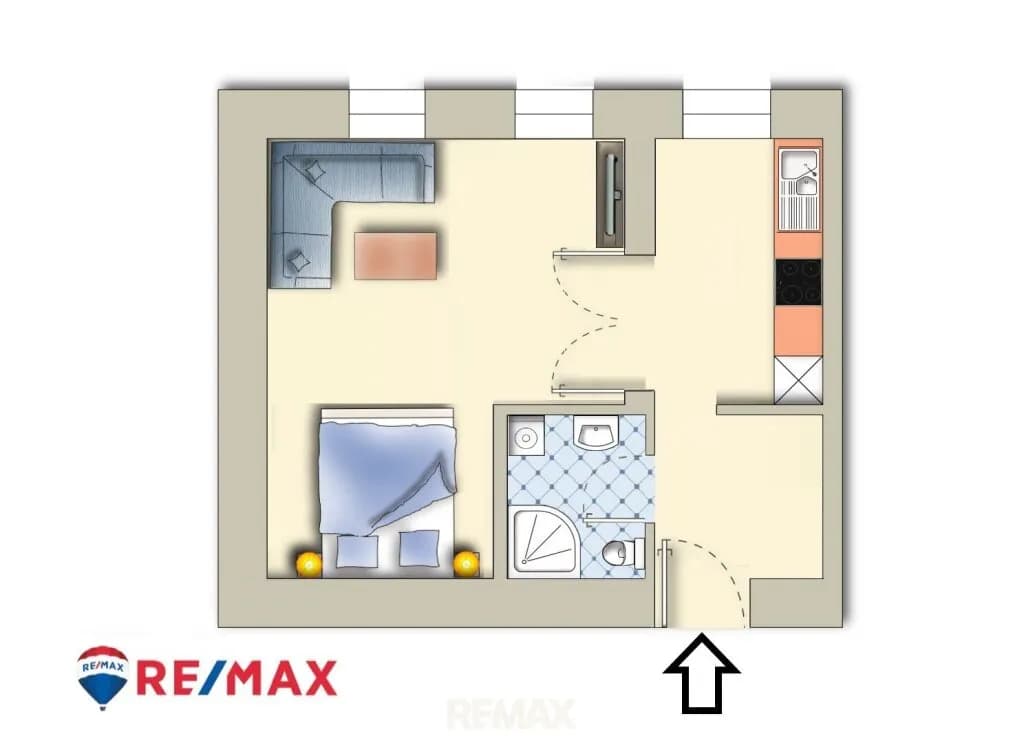 1-Zimmer-Wohnung mieten in Graz – 43 m², € 600 – Bild 8 von 8