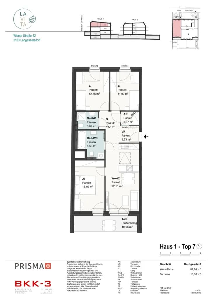4-Zimmer-Wohnung kaufen in Korneuburg – 82,94 m², € 549.097 – Bild 9 von 12
