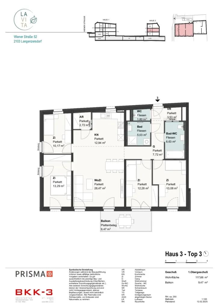5-Zimmer-Wohnung kaufen in Korneuburg – 117,66 m², € 749.170 – Bild 10 von 13
