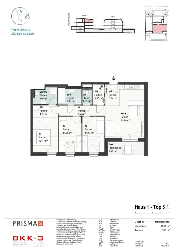 4-Zimmer-Wohnung kaufen in Korneuburg – 90,34 m², € 579.607 – Bild 10 von 13