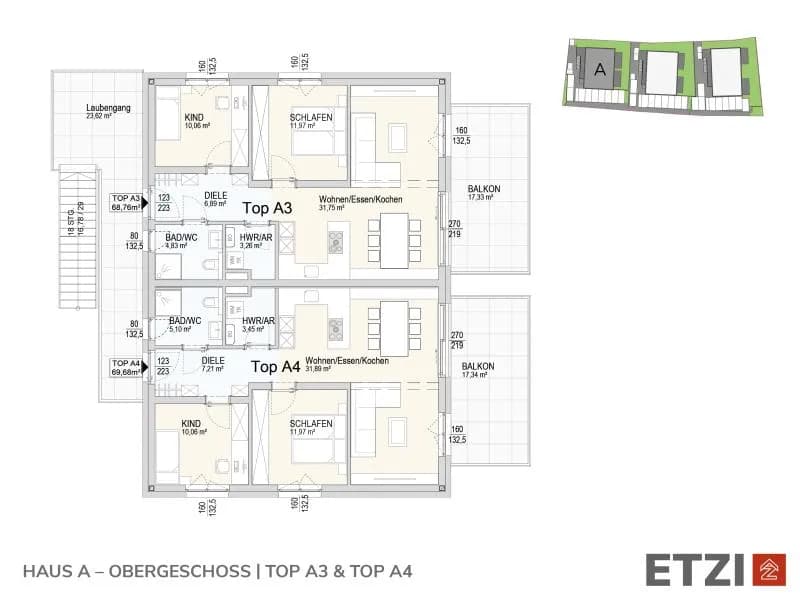 3-Zimmer-Wohnung kaufen in Gmunden – 68,76 m², € 310.900 – Bild 13 von 15