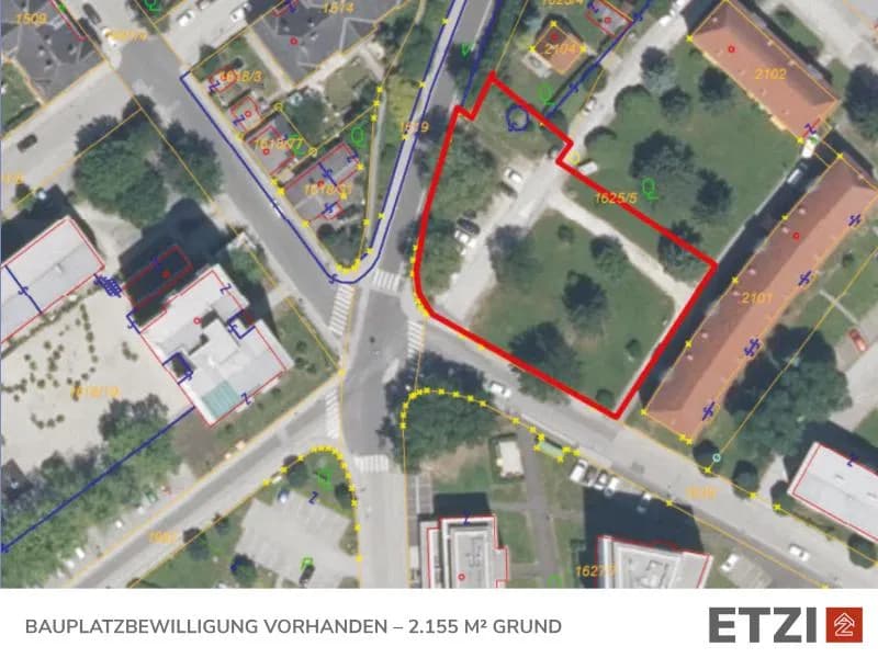 Grundstück kaufen in Steyr – 2 155 m², € 550.000 – Bild 2 von 3