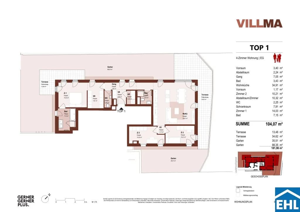 4-Zimmer-Wohnung mieten in Wien – 104,07 m², € 3.350 – Bild 18 von 18