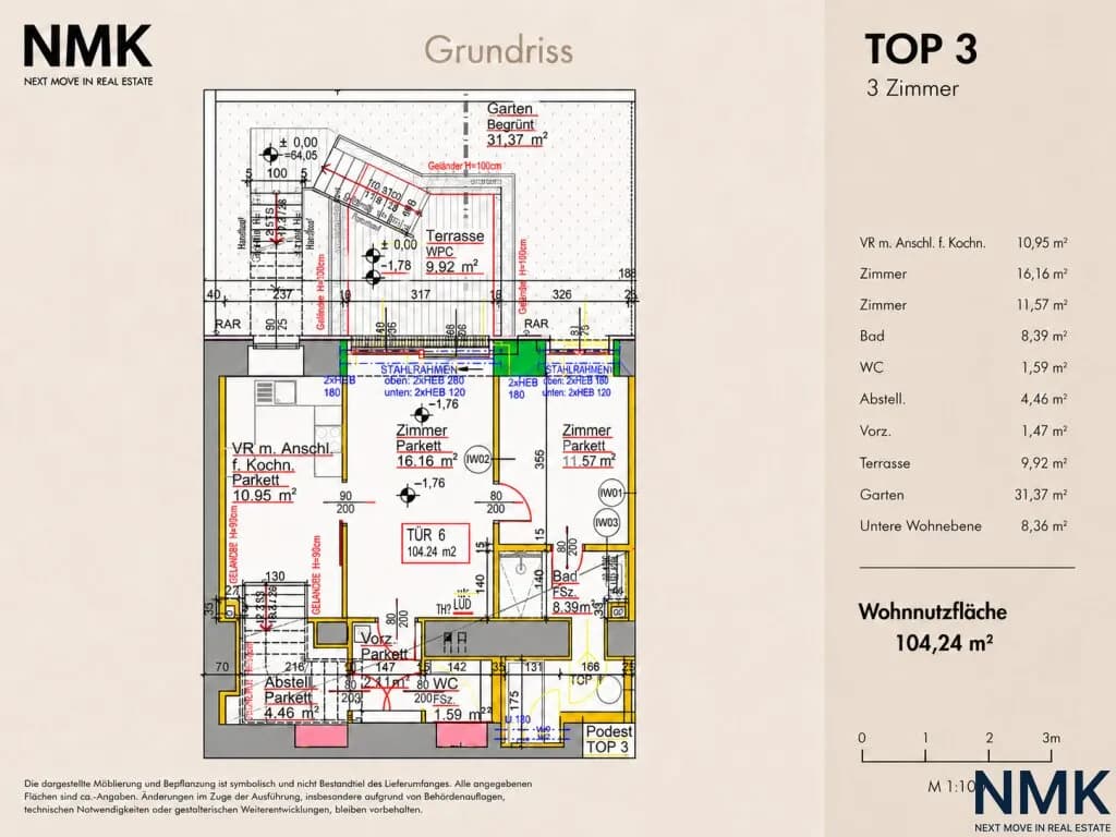 Wohnung kaufen in Wien – 104,24 m², € 385.000 – Bild 10 von 10