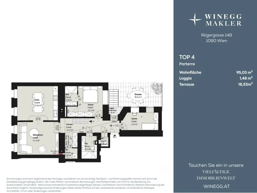 4-Zimmer-Wohnung kaufen in Wien – 95,03 m², € 849.000 – Bild 25 von 25