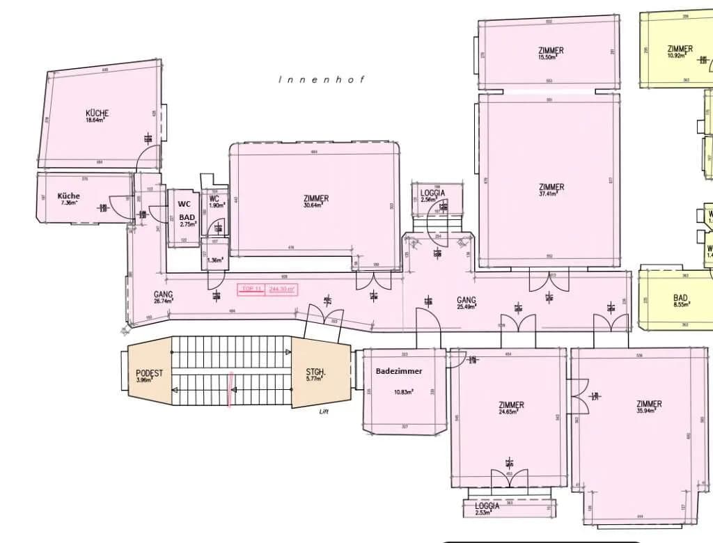 5-Zimmer-Wohnung mieten in Wien – 240 m², € 6.000 – Bild 37 von 37