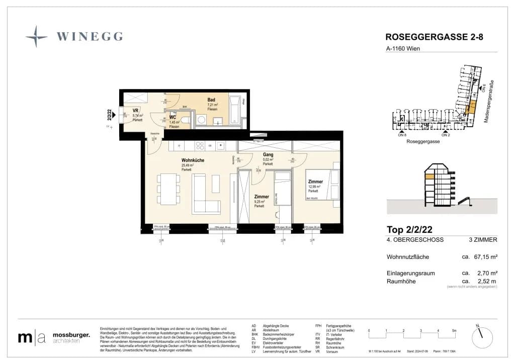 3-Zimmer-Wohnung kaufen in Wien – 68,01 m², € 444.600 – Bild 8 von 13