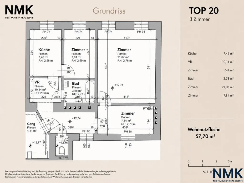 Wohnung kaufen in Wien – 58,89 m², € 325.000 – Bild 18 von 18