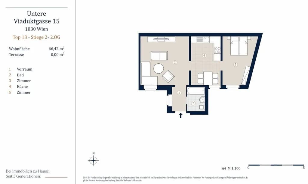 2-Zimmer-Wohnung kaufen in Wien – 66 m², € 290.000 – Bild 7 von 7