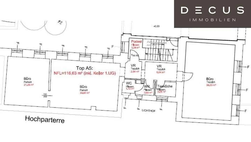 Gewerbeimmobilie mieten in Wien – 117 m², € 14 – Bild 9 von 9