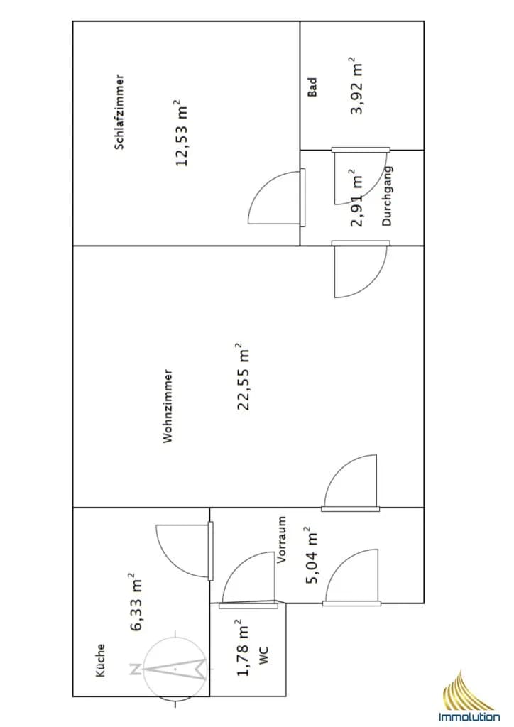 2-Zimmer-Wohnung kaufen in Linz – 54 m², € 145.000 – Bild 5 von 5