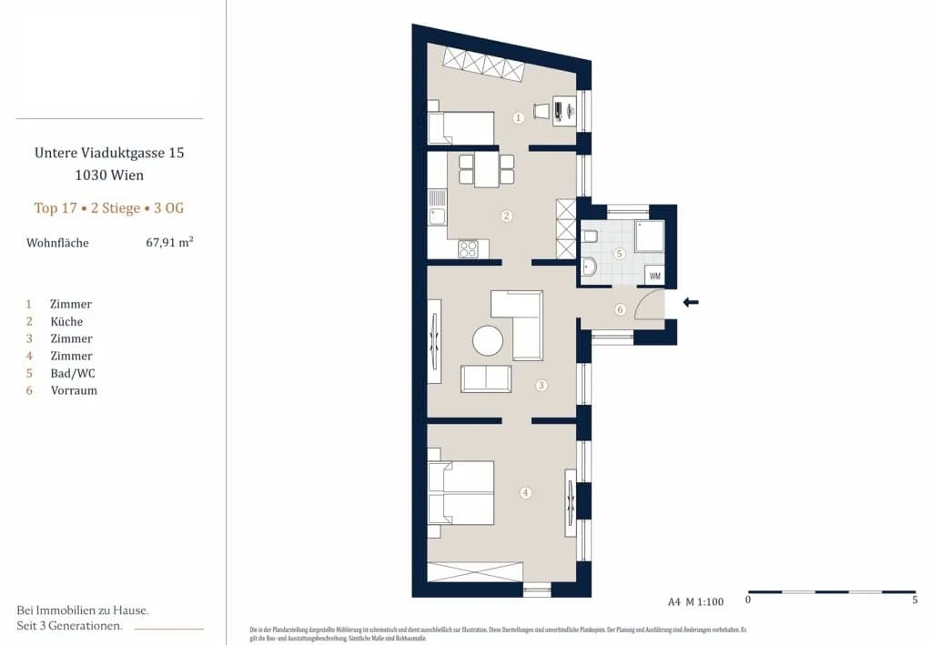 3-Zimmer-Wohnung kaufen in Wien – 68 m², € 300.000 – Bild 7 von 7