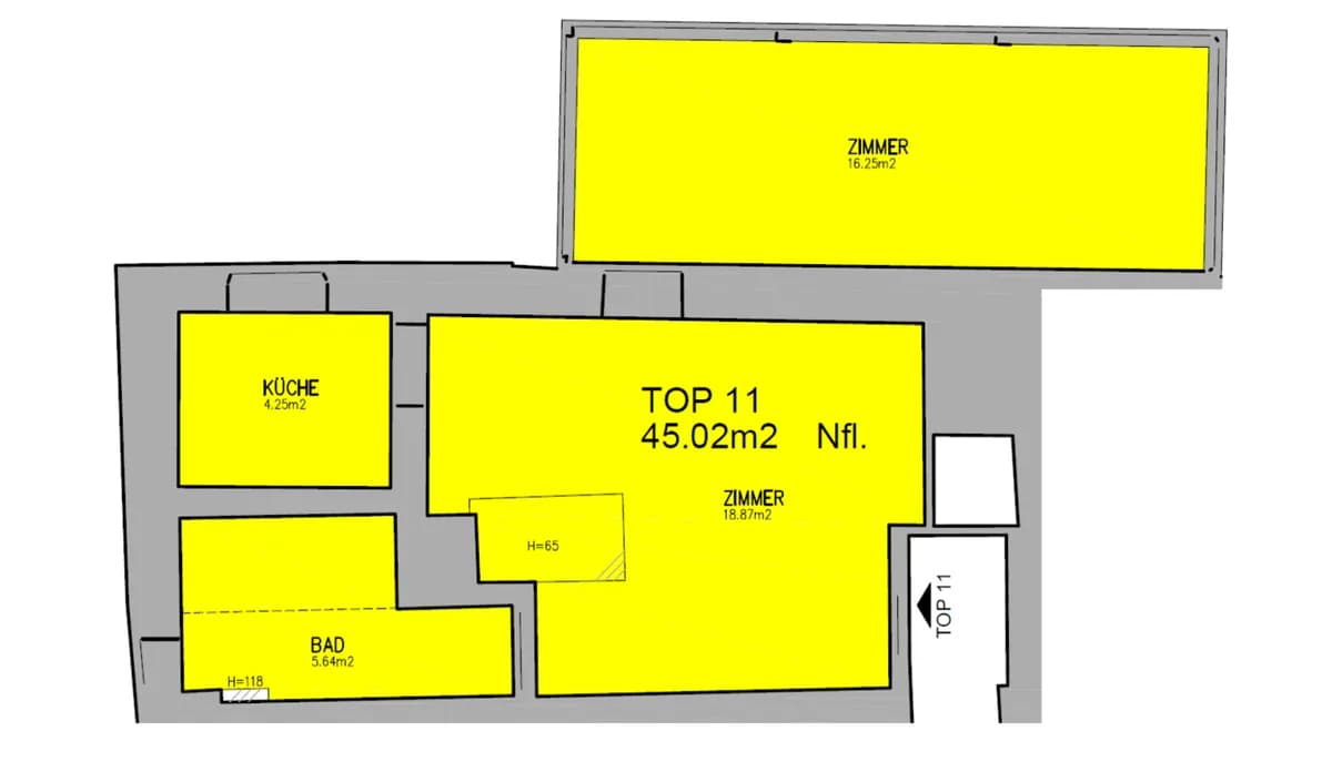 2-Zimmer-Wohnung mieten in Liezen – 45,02 m², € 841 – Bild 9 von 10