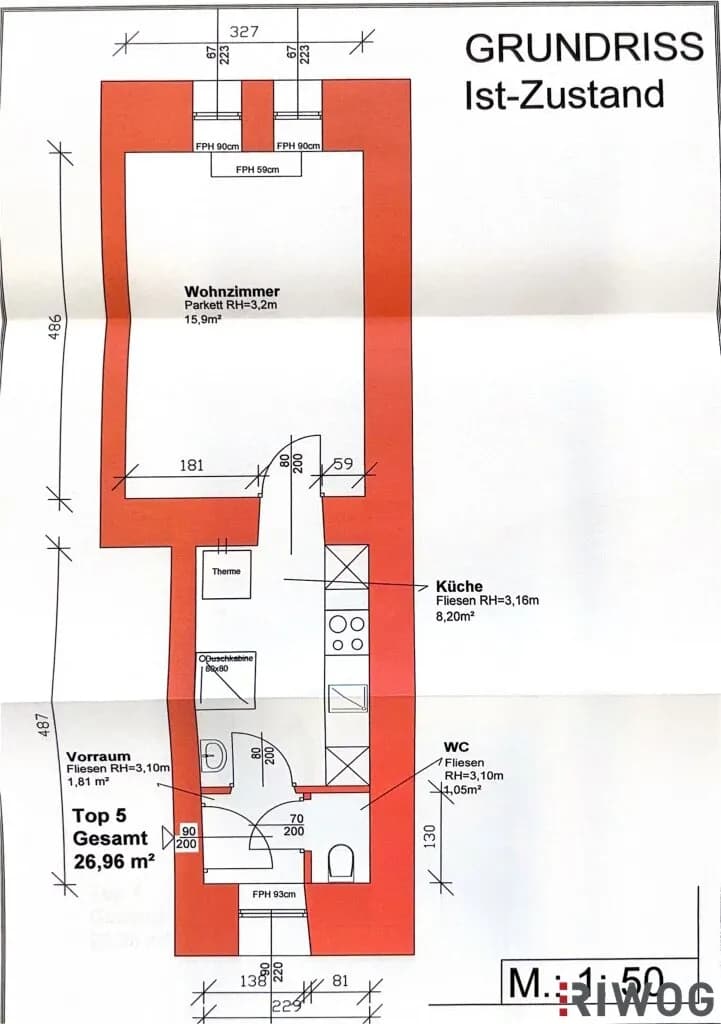 1-Zimmer-Wohnung kaufen in Wien – 26,96 m², € 129.000 – Bild 11 von 12