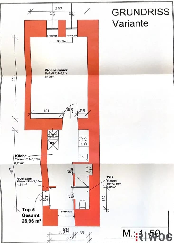 1-Zimmer-Wohnung kaufen in Wien – 26,96 m², € 129.000 – Bild 12 von 12