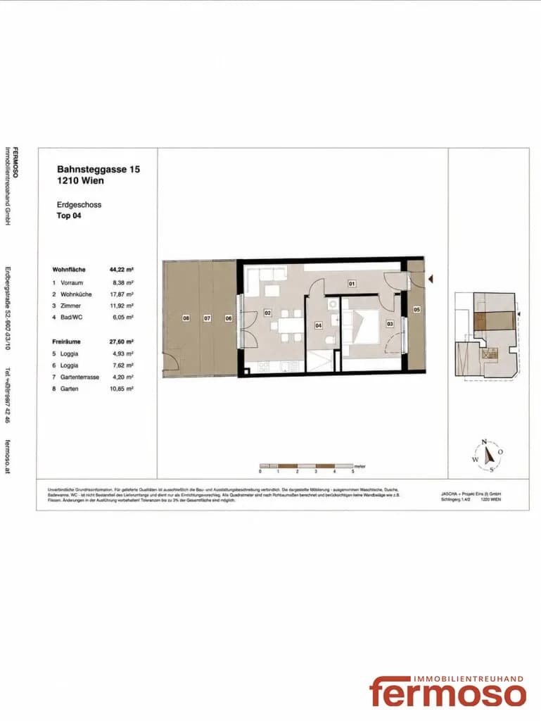 2-Zimmer-Wohnung kaufen in Wien – 44,22 m², € 339.000 – Bild 9 von 11