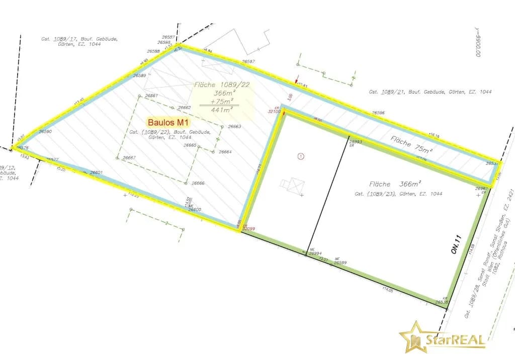 Grundstück kaufen in Wien – 441 m², € 350.000 – Bild 4 von 16