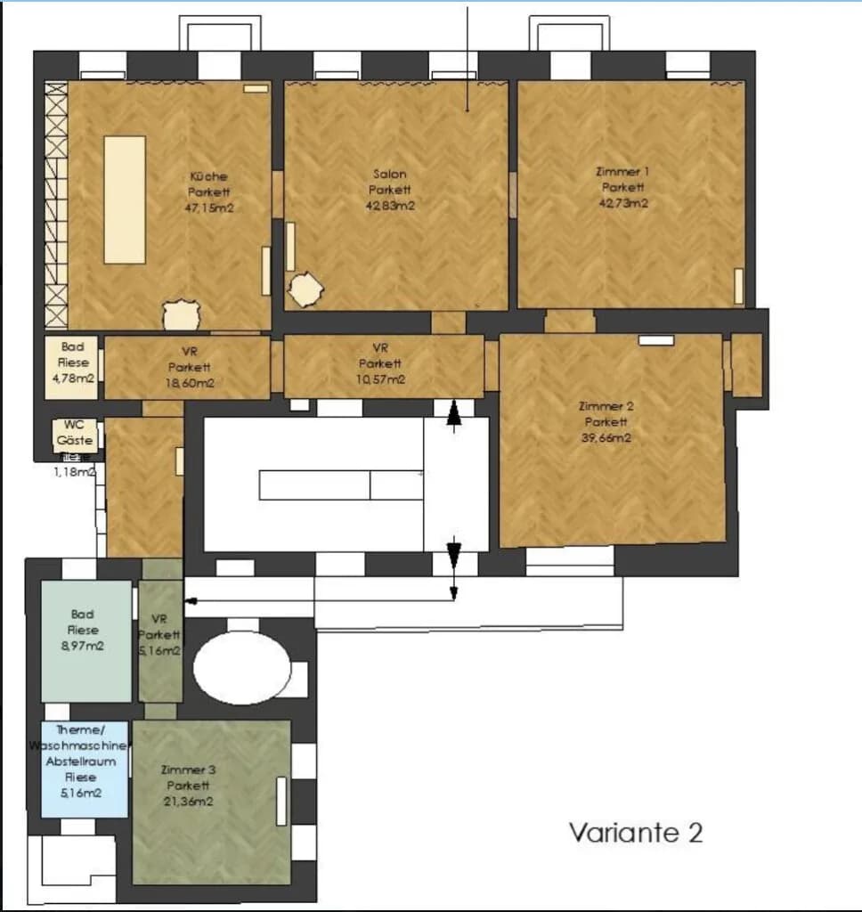 5-Zimmer-Gewerbeimmobilie mieten in Wien – 249,22 m², € 7.265 – Bild 14 von 15