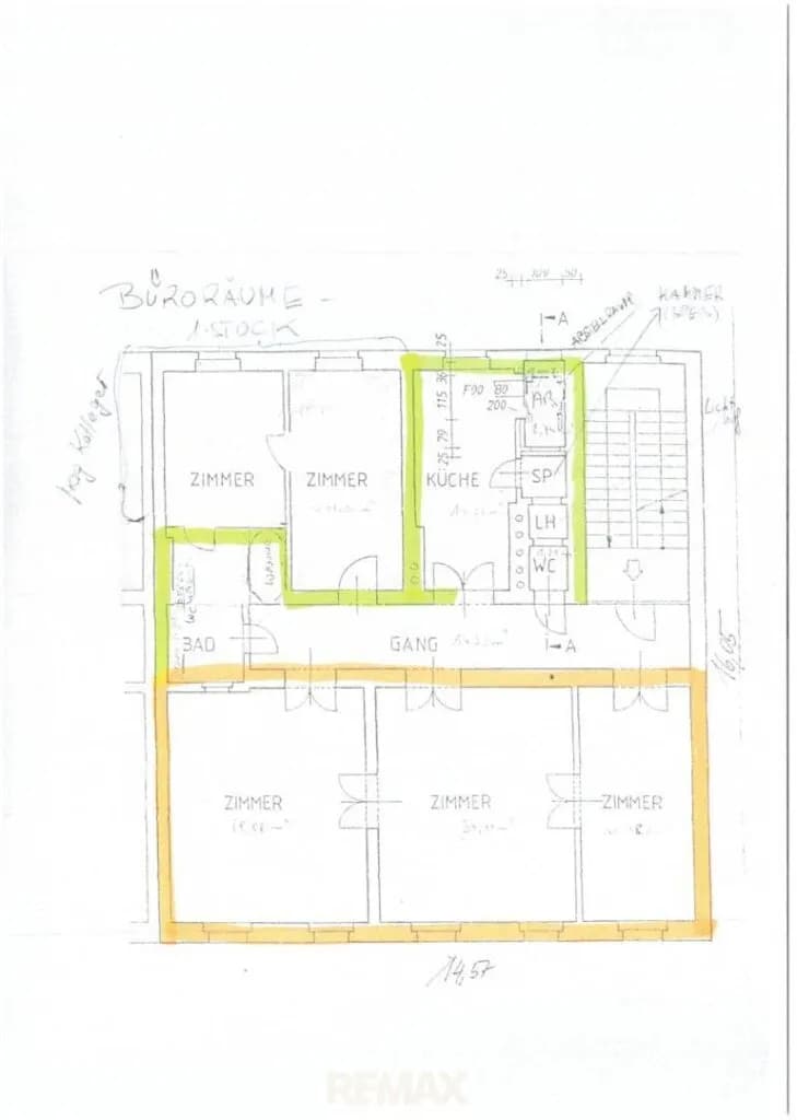 3-Zimmer-Gewerbeimmobilie mieten in Graz – 123 m², € 1.150 – Bild 2 von 6
