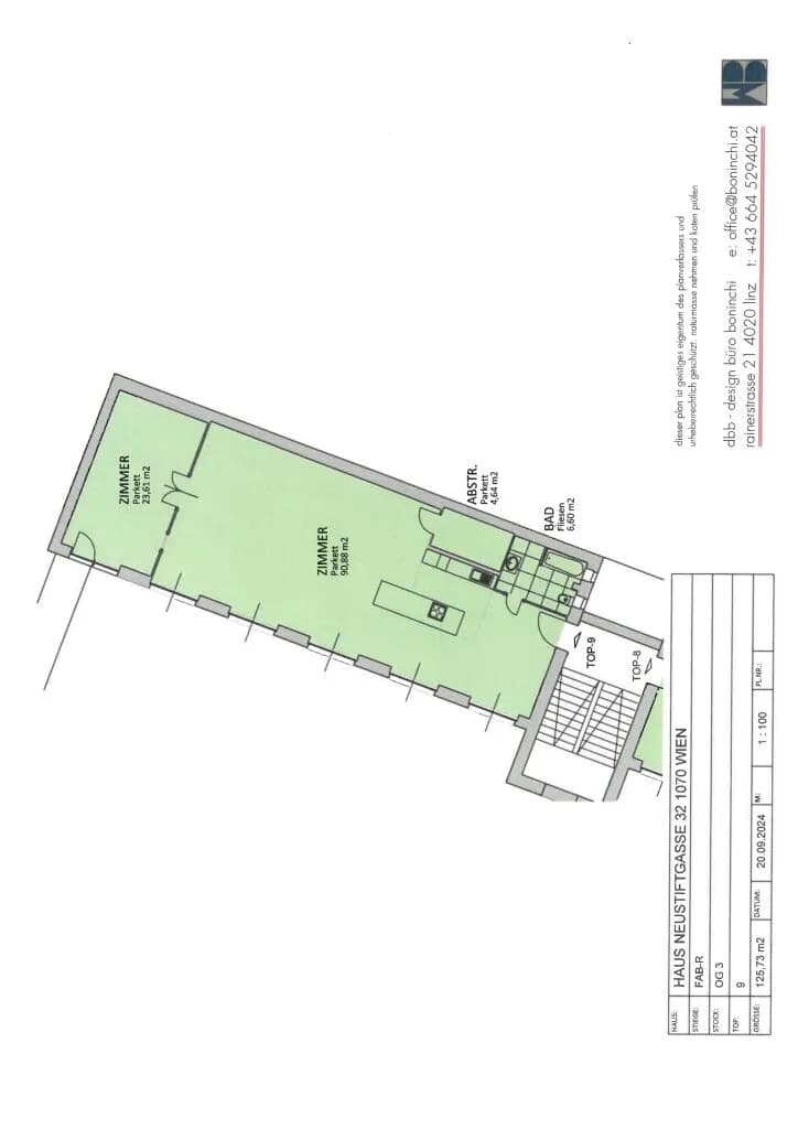 2-Zimmer-Gewerbeimmobilie mieten in Wien – 125 m², € 2.167 – Bild 24 von 24