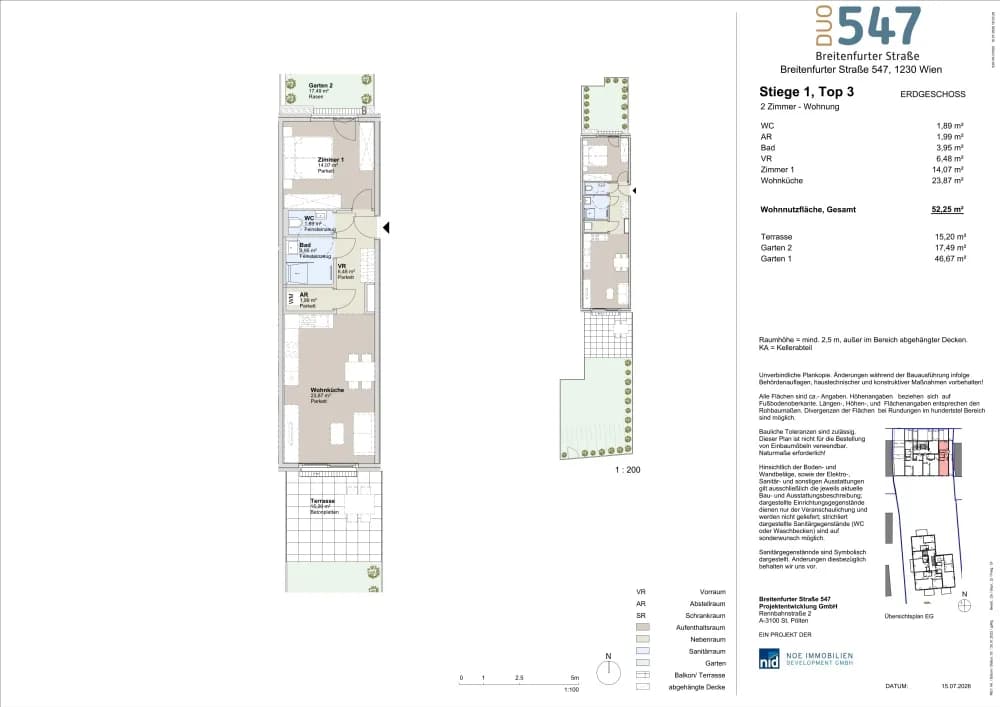 2-Zimmer-Wohnung kaufen in Wien – 53,81 m², € 244.000 – Bild 7 von 7